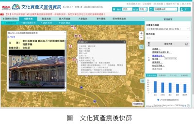 「文化資產災害情資網」之文資災害主動示警技術開發